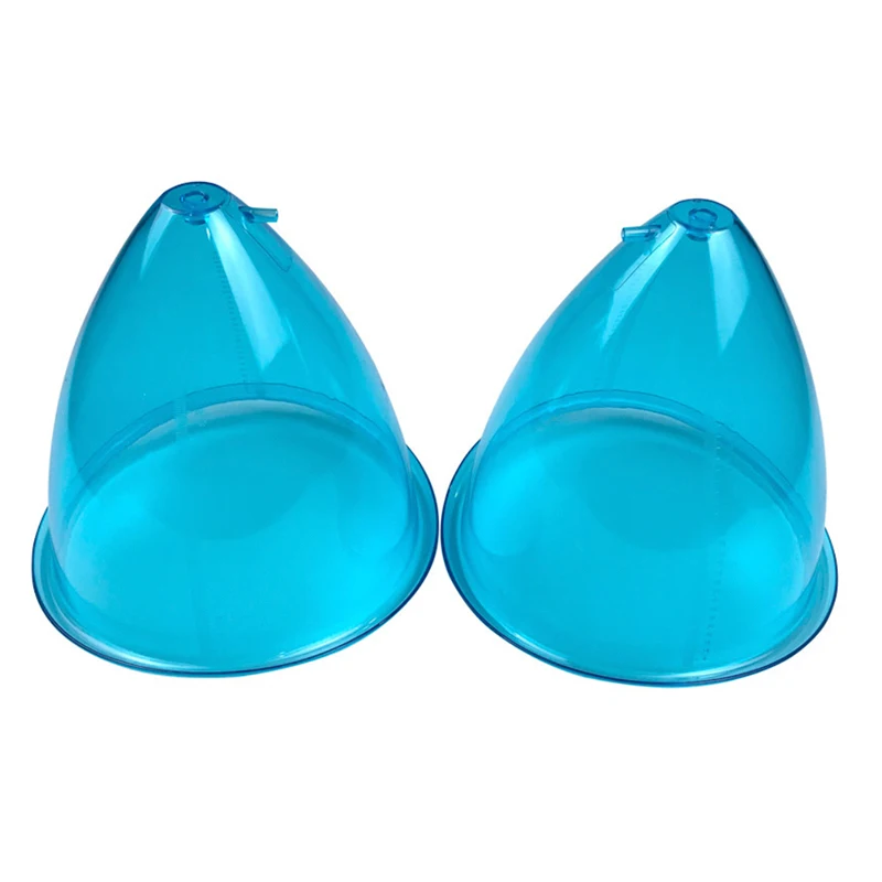 21cm/18cm Big Size Blue Vacuum Pump Cupping For Breast Buttock Enhancer Hip Lift Chest Enlargement Suction Cup Breast Massage