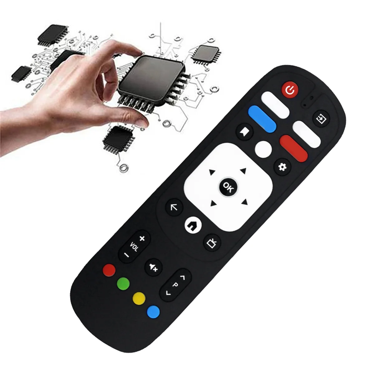 Venta reemplazar RM-C3287 Control remoto por voz para JVC RM-C3570 para KENWOOD para Motorola Smart TV Control remoto