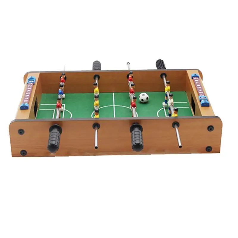 Table de football de table pour enfants A71Z, plateau en bois, jeu de football de table d'intérieur, essentiel pour le camping
