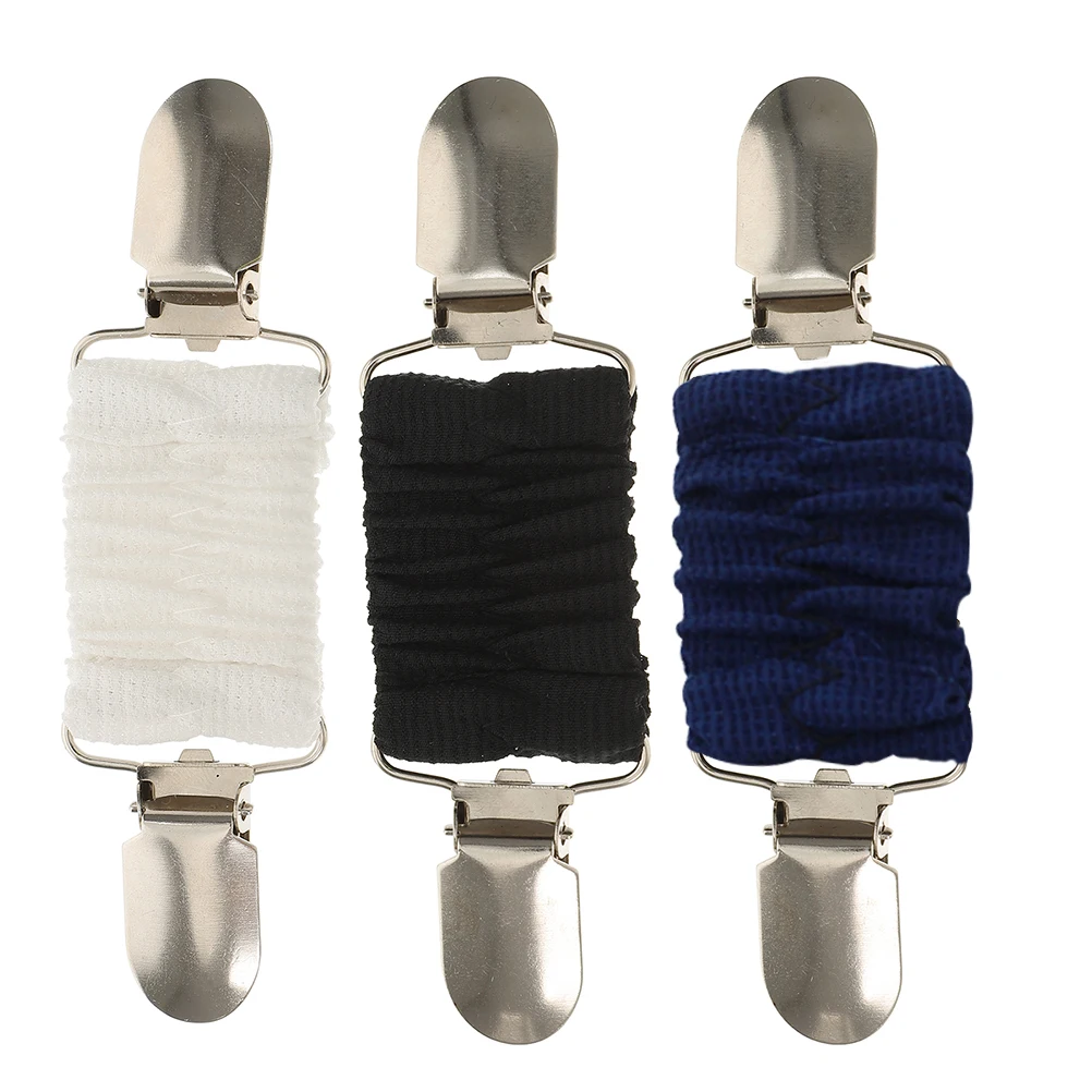 

3pcs Shawl Clip Elastic Fastener Ear Hook Nose Stud Polyester Bungee Lapel Pin Lightweight Durable Versatile Design For Hiking