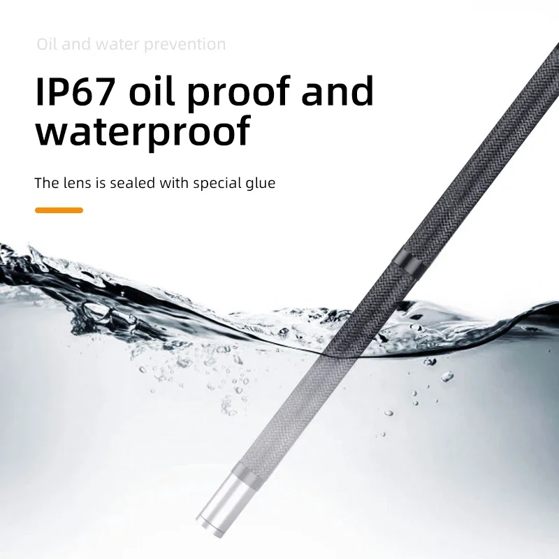 Imagem -05 - Boroscópio Industrial Handheld Impermeável Endoscópio de Digitas Articulando o Endoscópio Câmera Video da Inspeção do Veículo