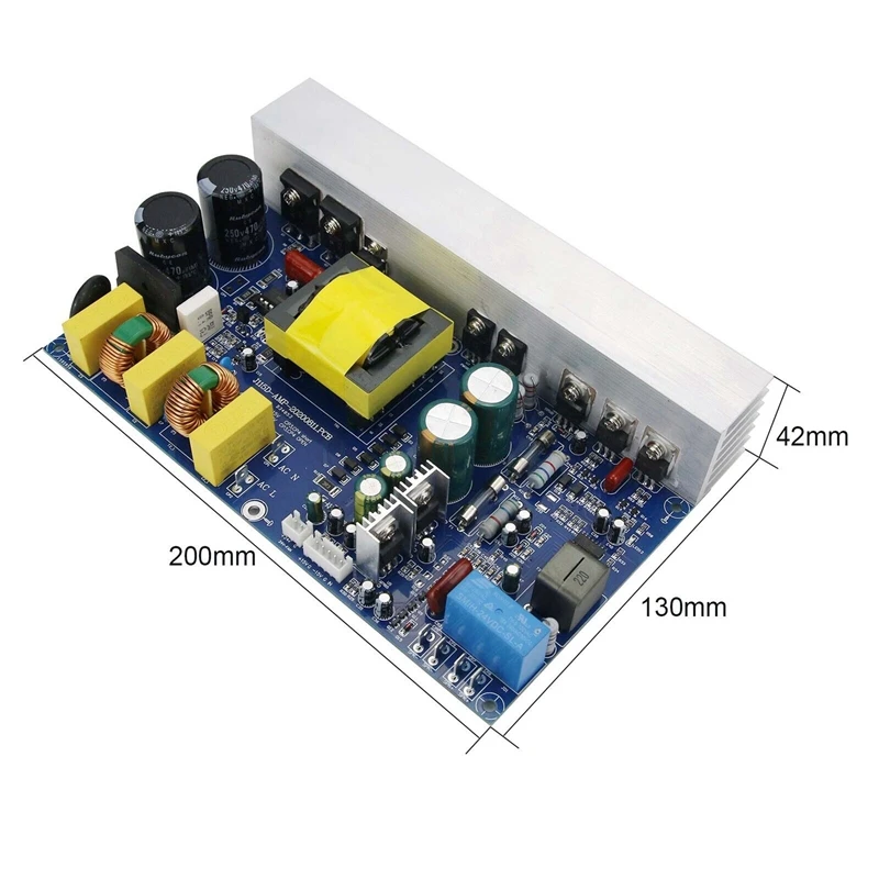 Class D High Power Amplifier Board Mono Amp Peak 1000W with Switching Supply