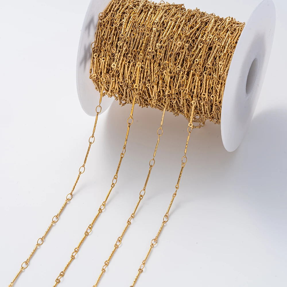 1 متر الفولاذ المقاوم للصدأ الذهب قضيب ثعبان سلاسل ل عقد دي اي واي سوار أقراط مستلزمات صناعة المجوهرات الاكسسوارات اليدوية