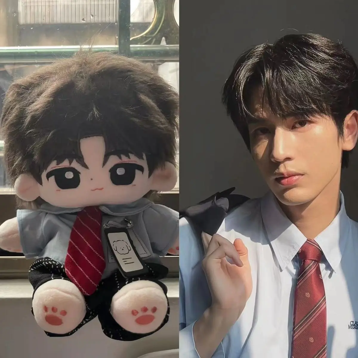 

Zhang Linghe-related celebrity-themed cotton dolls, 20cm in size, with high-quality exterior appearance.