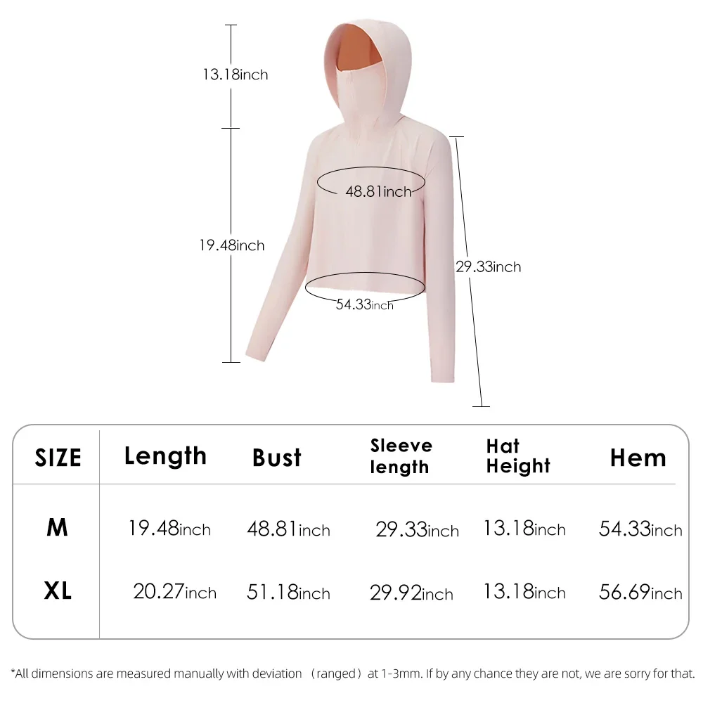 OhSunny Summer UV Protection Clothing Sunscreen Anti-UV UPF1000+ Hooded Breathable Cooling Coats for Outdoor Sport Cycling