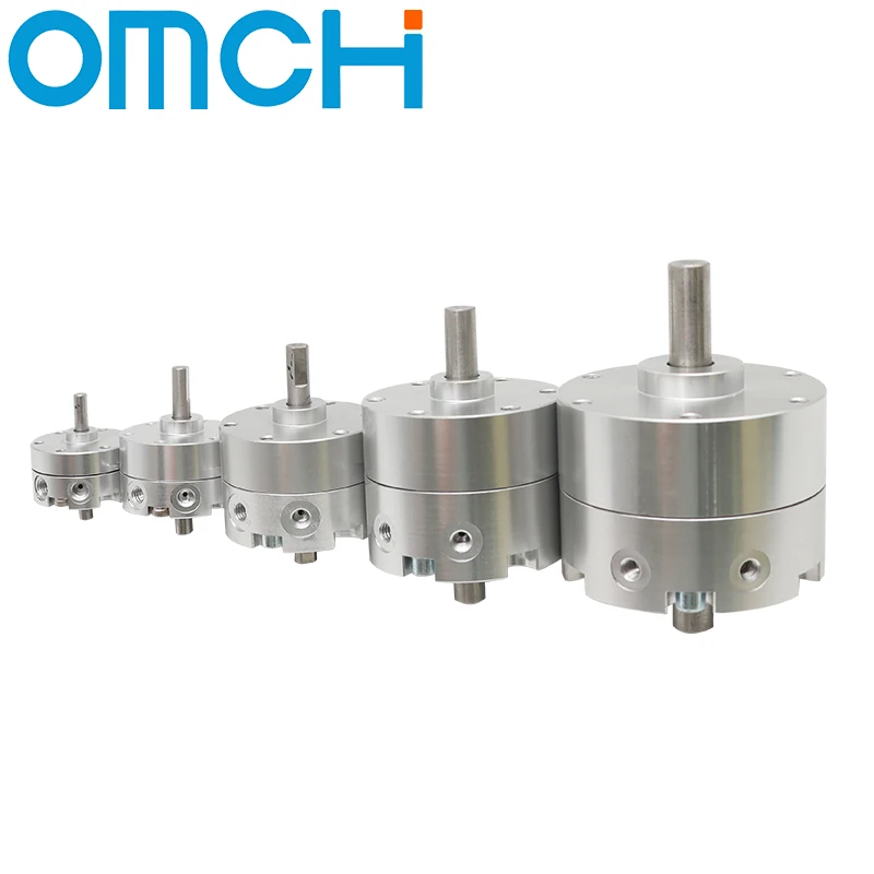 OMCH CRB2BW Series Bore10/15/20/30/40 SMC Type Air Rotary Pneumatic Cylinder Single Blade Double Axis Aluminum Alloy