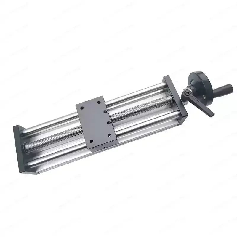 Hand-Cranked Ball Screw Linear Guide – Small Handwheel Displacement Adjustment Lifting Mechanism