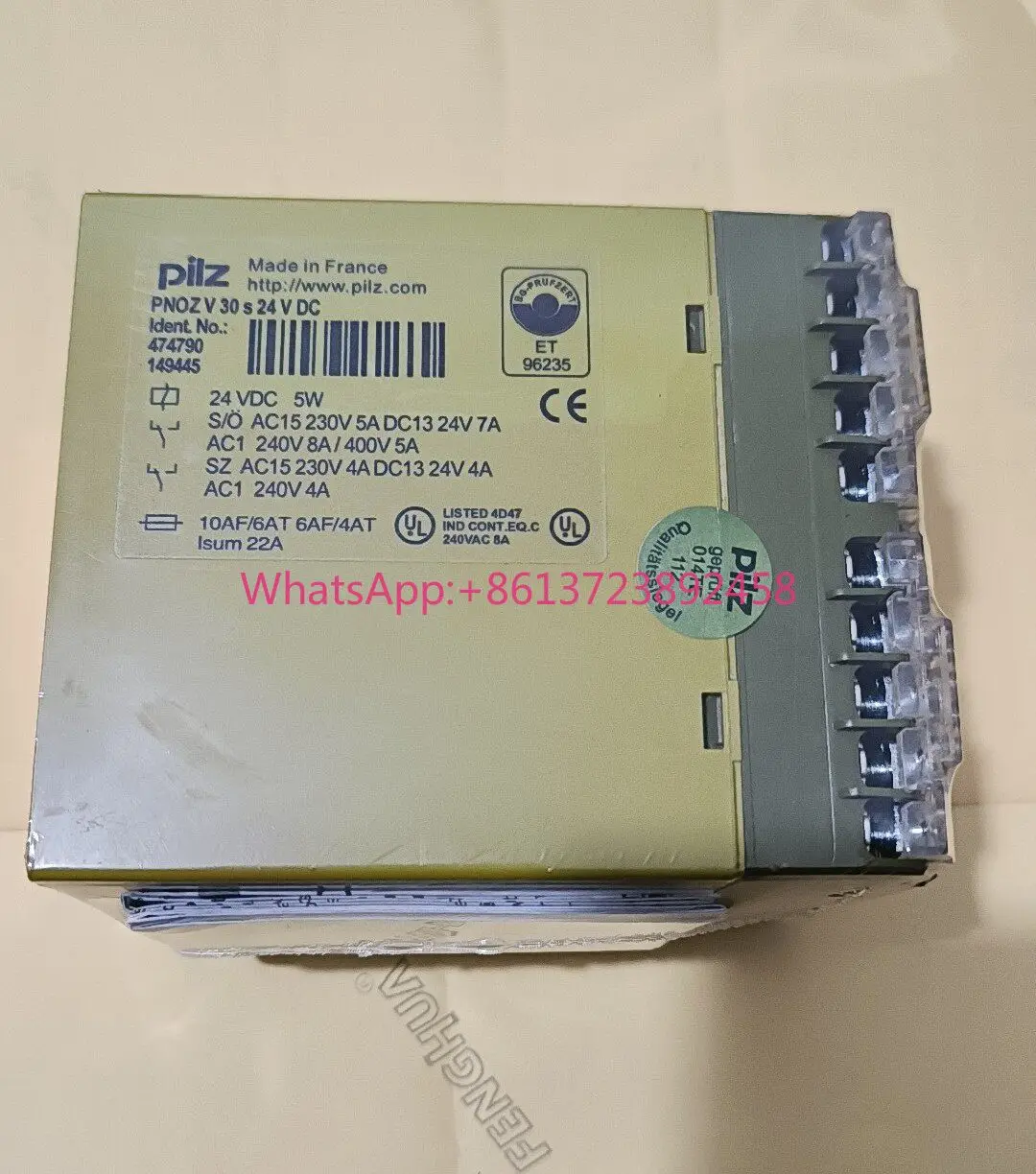 474790 pilz safety relay in stock