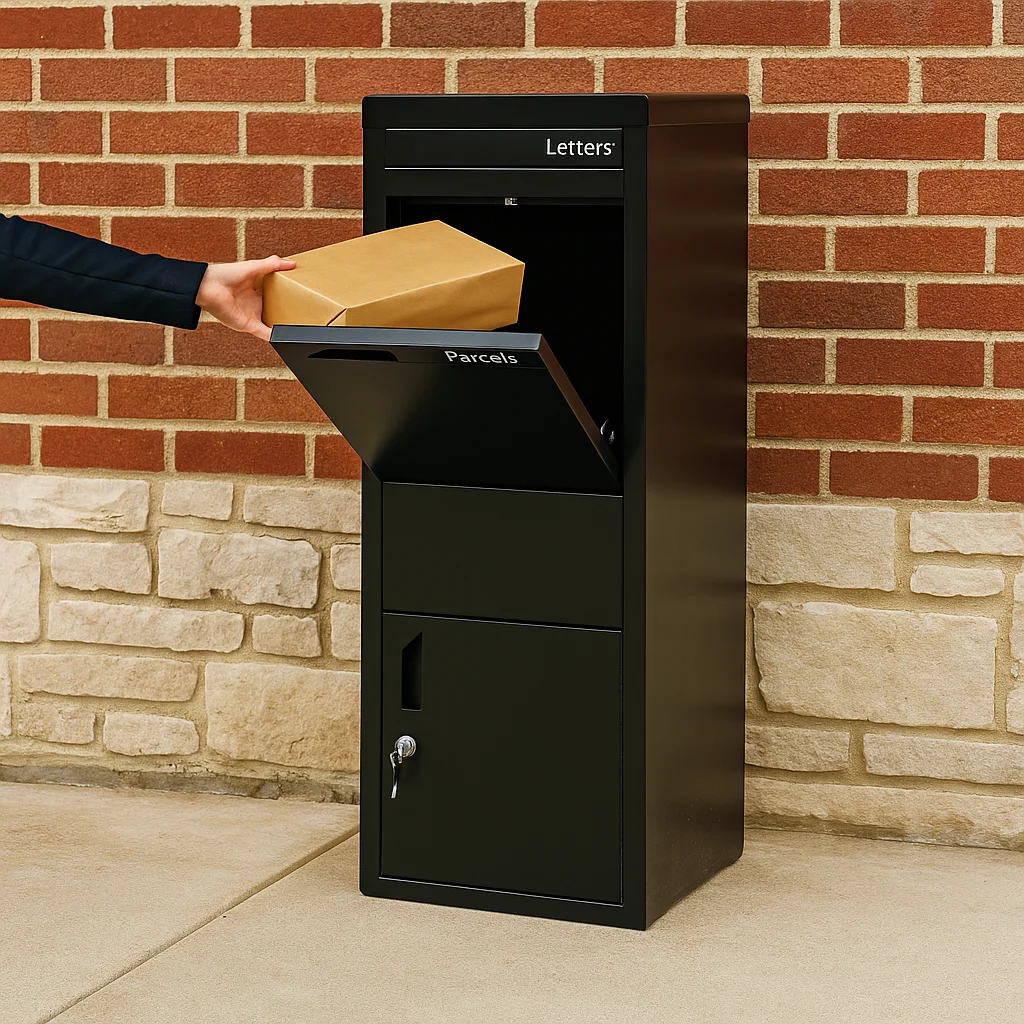 Factory Direct Large Outdoor Lockable Package Box Parcel Mailbox Custom and Wholesale Available