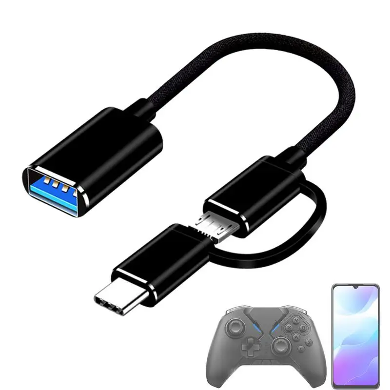 Type C Adapter OTG Adapter Type C To USB Adapter Fast Transfer Male To Female Adapter Cables Fast Charging OTG Connector For