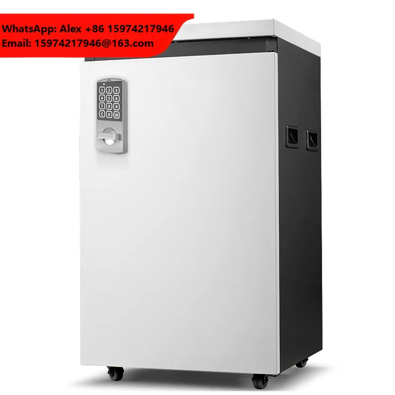 Top Security Level P-7 Heavy Duty Document Shredder 30Min Non-Stop Super Micro Cut Paper Shredder 80 Liters