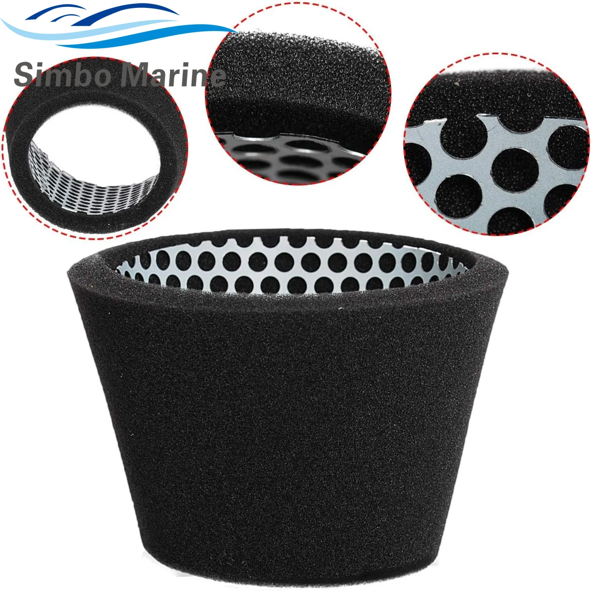 128270-12540 128377-12530 Air Filter Element Cleaner For Yanmar Marine 2GM 2GMF 2GM20 3GM 3GM30 2YM 3YM Sierra 18-57703