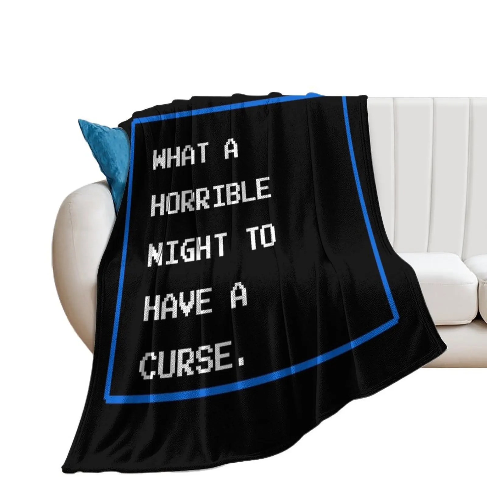 

What a horrible night to have a Curse Throw Blanket Vintage Multi-Purpose Blankets