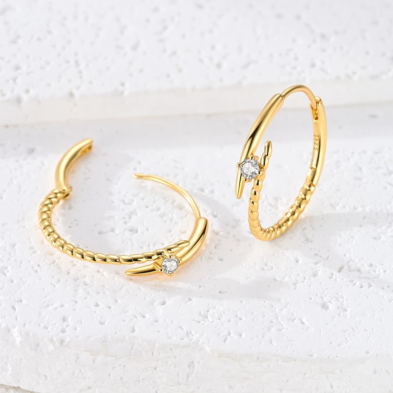 925 Sterling Silver Hoop Earrings Turtle Butterfly Four Leaf Lock Earrings Fit Teens Women Wedding Engagement Anniversary Gifts