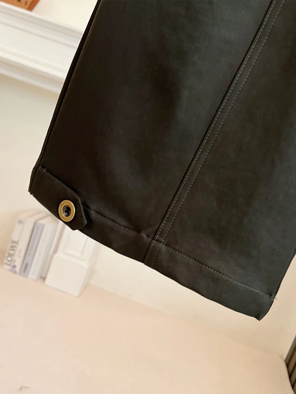 High Waist Wide Leg Straight Cut Loose Casual Pants Autumn Winter New Fashion plus Size Women's Clothing Slimming Drapey Trou... 3