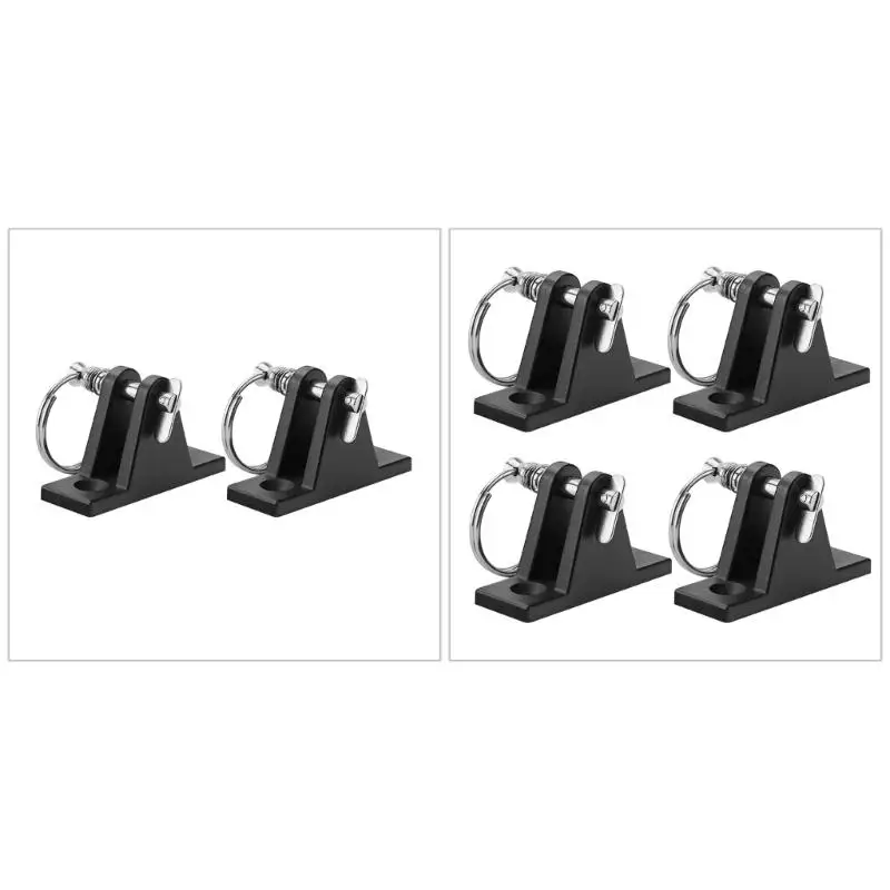 

Bimini Top Deck Hinge Nylon Bases And Stainless Steel Pins For Boat Canopy