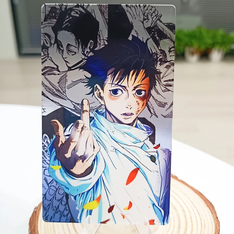Demon Slayer New Transparent Colored Acrylic Card – Fan-Made DIY Card Decoration Paper Anime Peripheral  Collectible Card