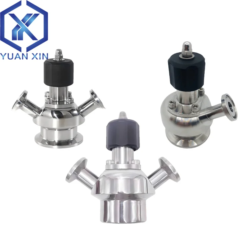 

316L Stainless Steel Sterile Sampling Valve, Sanitary Grade PTFE Sealed Tri-Clamp Sampling Valve, Pharmaceutical Grade