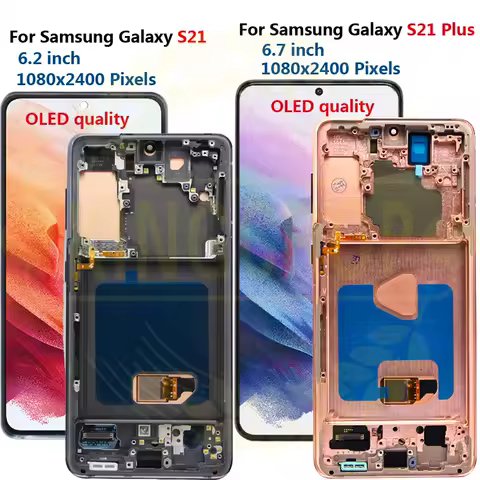 OLED quality For Samsung Galaxy S21 Lcd G991 G990F/DS Display Touch Screen Digitizer For Samsung s21 Plus LCD G996 G9960 G996F