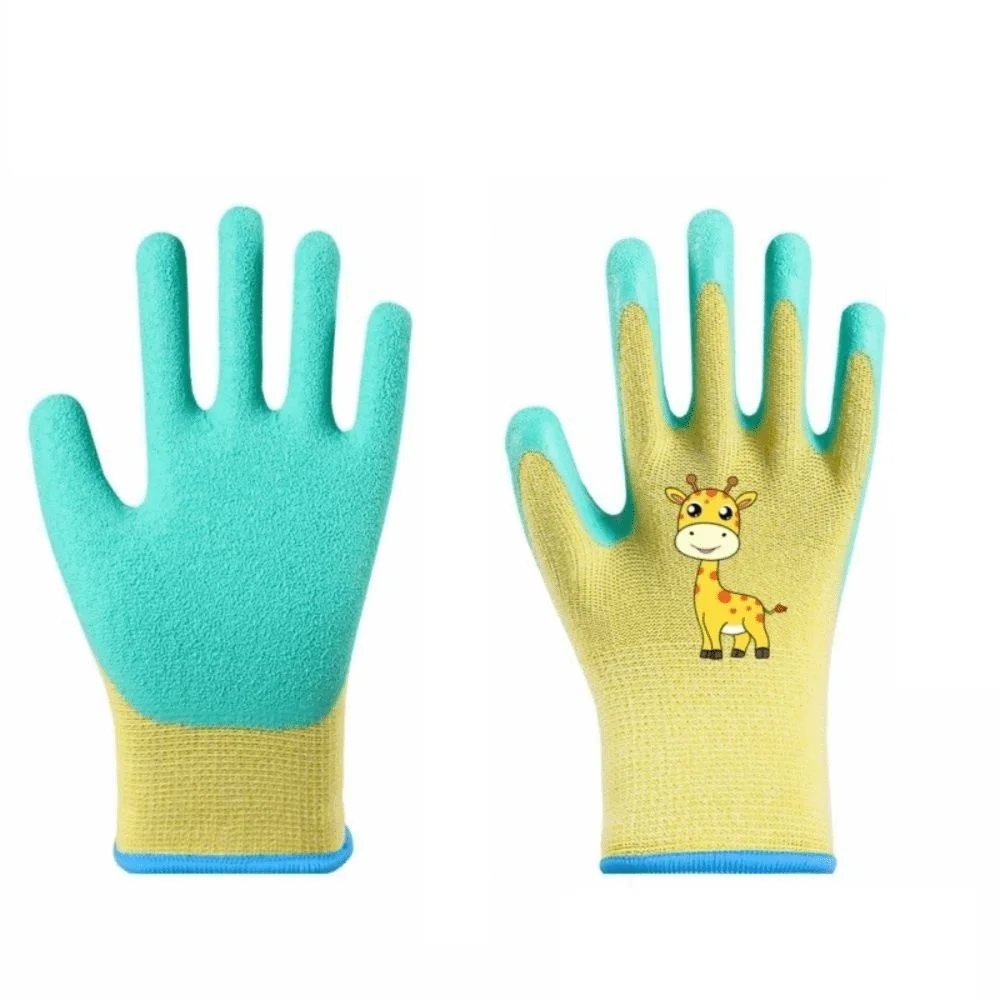 Durable Waterproof Work Gloves Non-Slip Cartoon Gardening Protective Gloves Breathable Garden Work Gloves