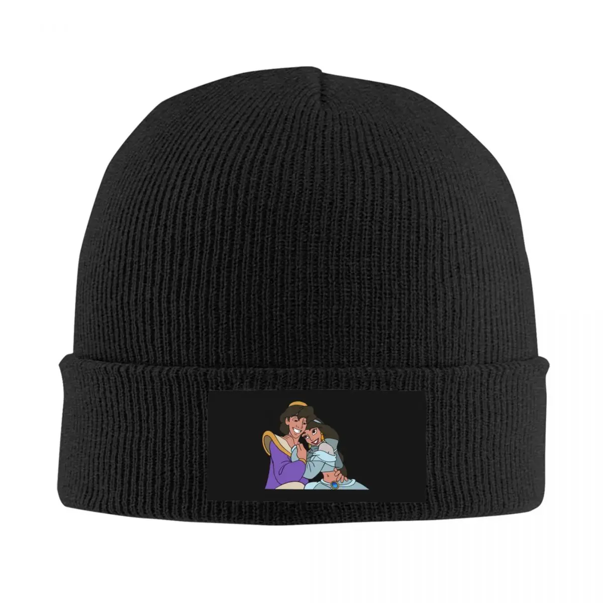 

Шапки-бини Aladdin Skullies на заказ, зимняя теплая вязаная шапка унисекс для женщин и мужчин, крутая шапка с героями мультфильмов для взрослых, уличная лыжная шапка