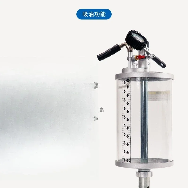 Oil pumping engine, auto repair waste oil recovery barrel vacuum collector