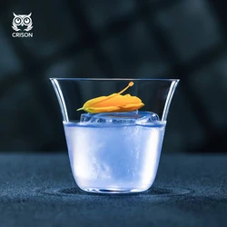 WK5105 CRISON Japanese thin crystal glass cup/Whisky cocktail drinkware/Old Fashioned glass 280ml