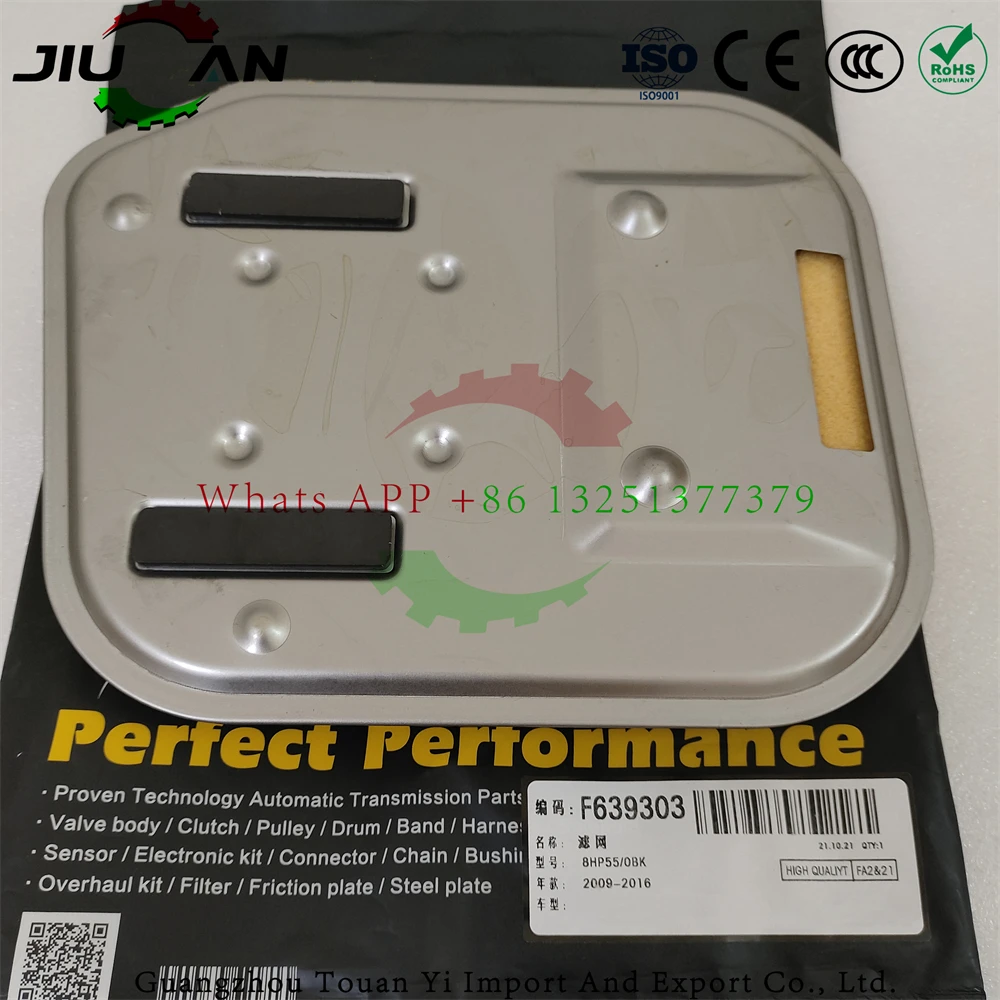 8HP55 0BK Transmission Oil Filter 0BK398009 0BK398009A For VW AUDI A4 A5 A6 A7 Car Accessories
