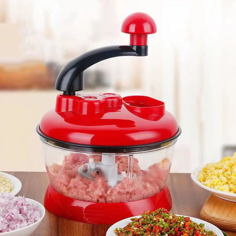 Garlic Chopper Vegetable Cutter Multifunctional Food Processor Manual Meat Grinder Onion Chili Cutter Masher Kitchen Accessories