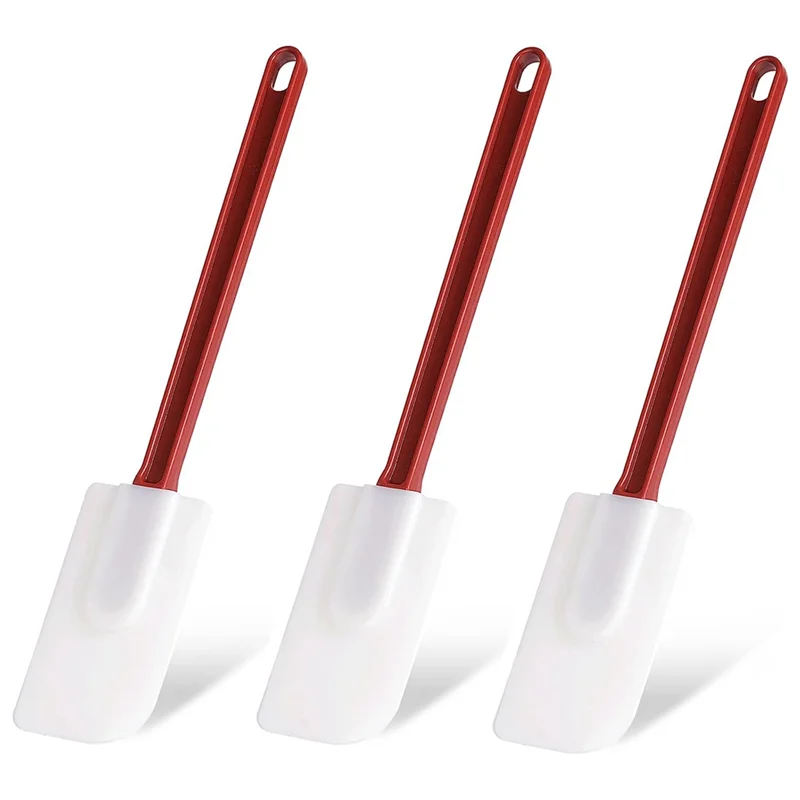 Silicone Spatula,Commercial Spatula,Heat Resistant Silicone Spatula, Dishwasher-Safe, for Mixing, Frying