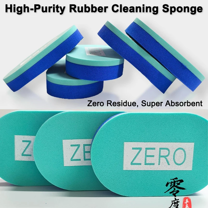 

5PCS Table Tennis Rubber Cleaner Sponge Extra Soft & Fine Foam Table Tennis Racket Cleaner Eraser Tennis Racket Care Accessories