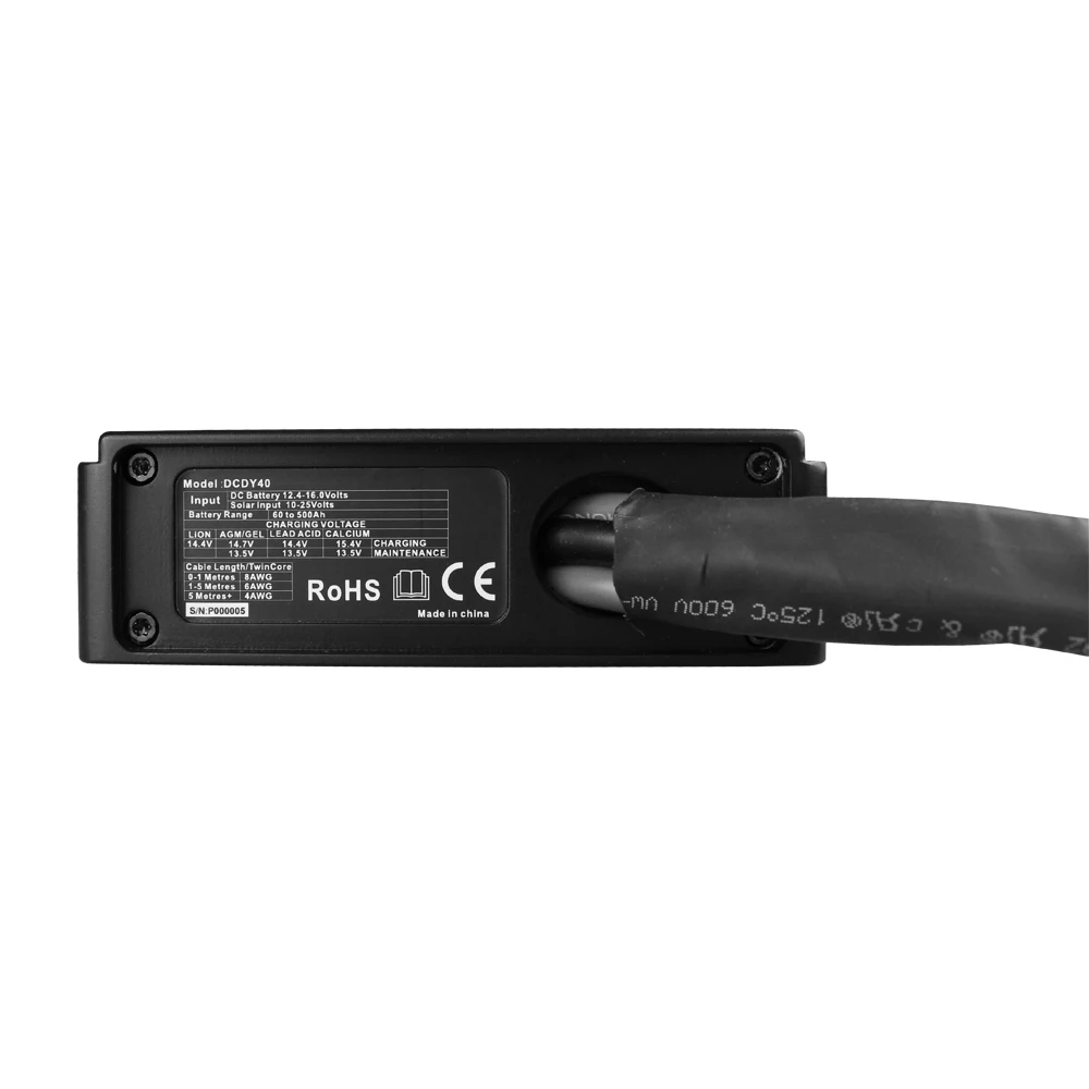 Cargador de batería DC-DC de 12V y 20a con MPPT, cargador solar adecuado para RVs, vehículos comerciales, barcos, yates