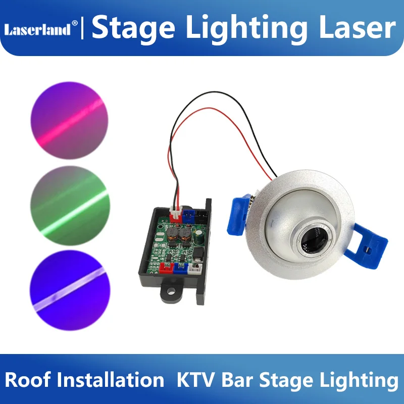 Embeded Red Green Blue KTV Bar Stage Lighting Laser Module Roof Installation