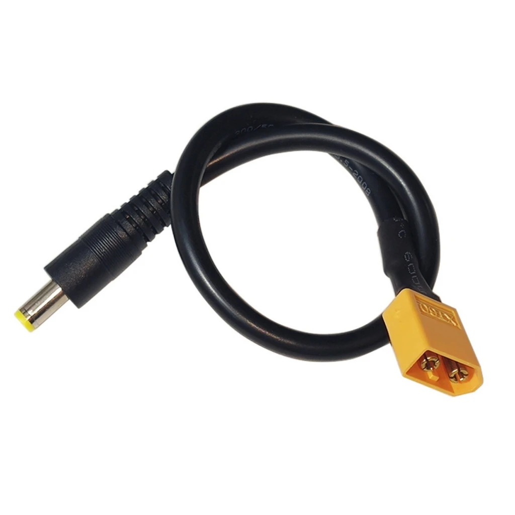 

DC5521 Male to XT60 Female Adapter Cable 30CM Length for High Current Power Extension and Conversion Cord