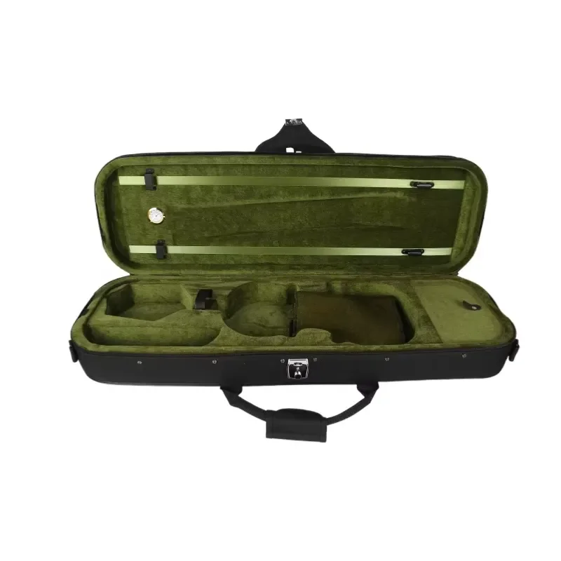 Durable 4/4 Violin Case Waterproof Hard Shell Storage Box for Full Size Instrument Portable Travel Bag with Custom Logo