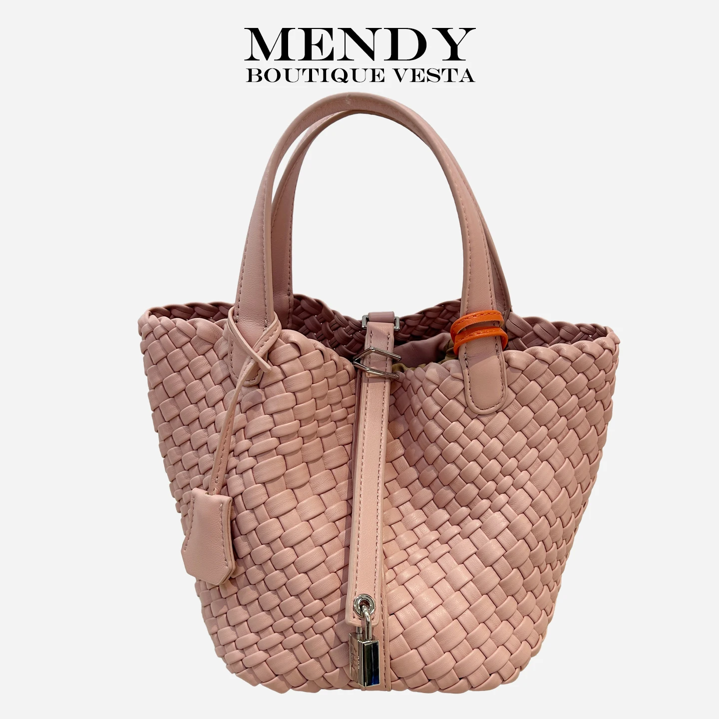 ميندي دلو حقائب نسائية حقائب اليد حقائب اليد مصمم حقيبة من القماش الفاخرة الحياكة القش حقيبة لينة سيدة حقائب اليد الجديدة في اليدوية #2