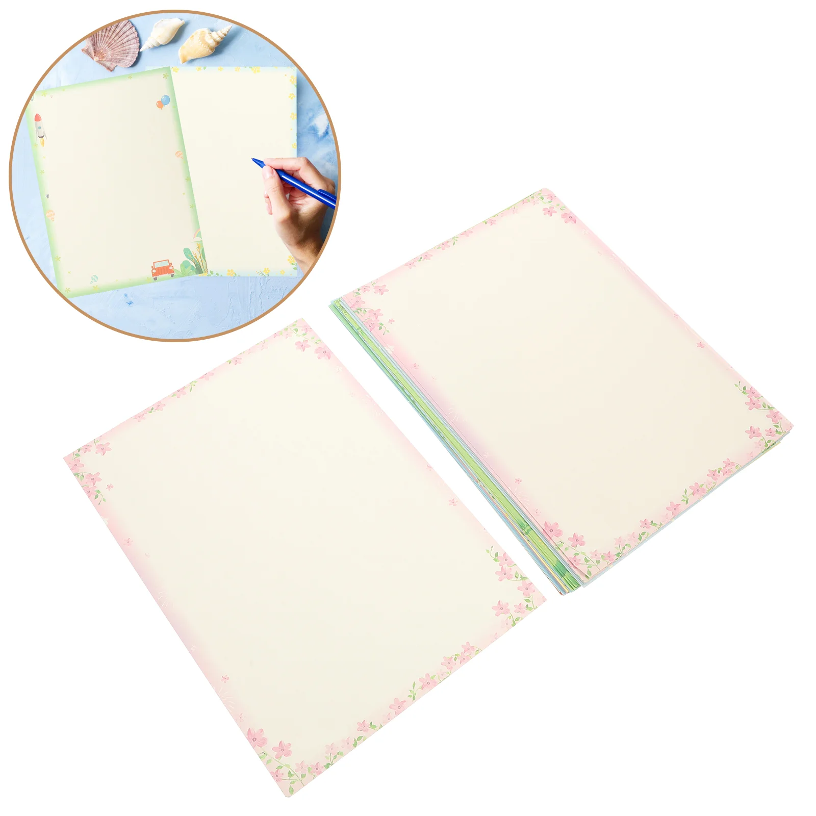 A4 Folding Paper Lace Computer Color Copy Painting Printing 1 Pack (50pcs) Decorative Papers