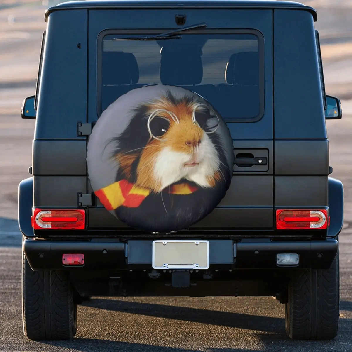 Custom Guinea Pig Daily To-Do List Spare Tire Cover for Car Trailer 4x4 Wheel Protector Covers 14