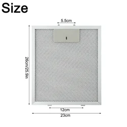 Cooker Hood Filters Vent Filter Ventilation Metal Mesh Extractor Anti-oil Kitchen Extractor Aluminum Aspirator Filter