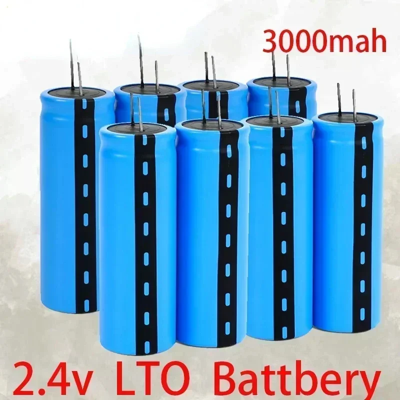 

2024Newest 2.4V 3000Mah Lto 23680 Lithium Titanate Mobile 15C Power Rechargeable Low Temperature Battery Cells 25000 Cycle Times