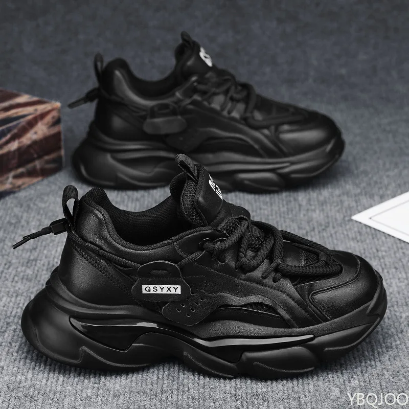 

Модная универсальная мужская обувь, дышащая повседневная удобная уличная обувь на толстой подошве, новые мужские кроссовки на мягкой подошве