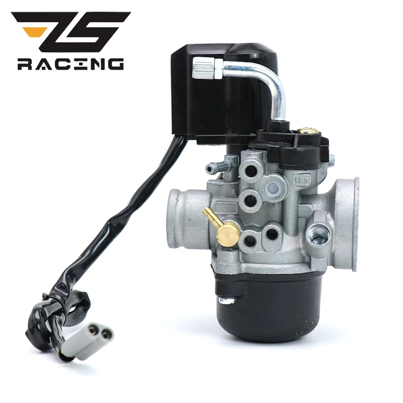ZS Racing Piaggio TPH Typhoon Carburetor Sport 17.5 مع E-Choke NRG Dial NSL Gilera Runner