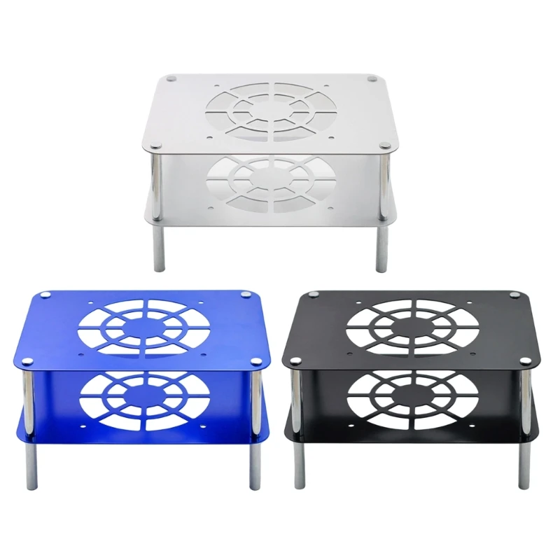 High Conductivity Aluminum Double Layer Router Heat Dissipation Cooling Stand 