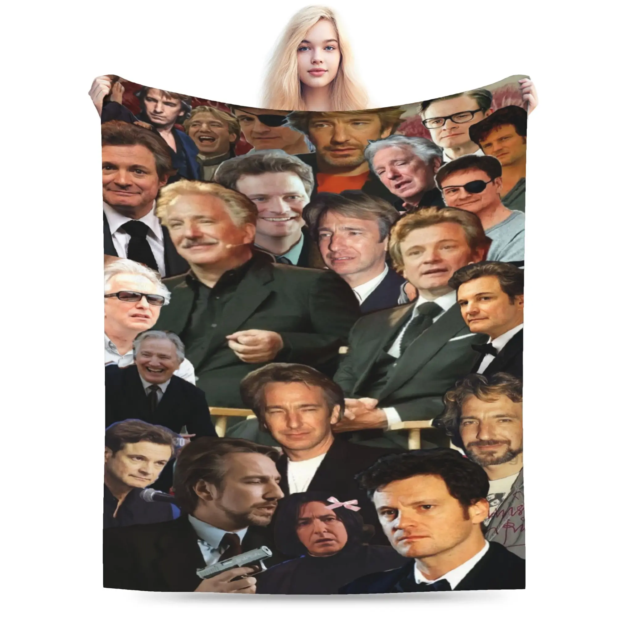 Patrick Jane The Mentalist  Flannel Blanket  Soft Warm Throw Blanket for Living Room Decorative Print Bedspread Sofa Bed Cover