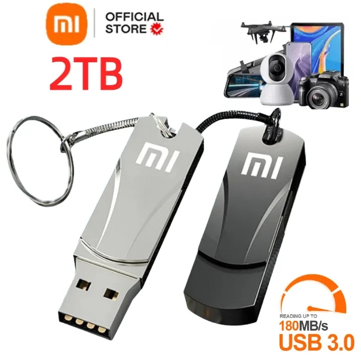 Xiaomi 2tb usb 3. 0 Flash-Laufwerk Hochgeschwindigkeits-USB-Laufwerk 1TB Metall wasserdichter Typ-C-USB-Speicher für Computer-Speicher geräte original