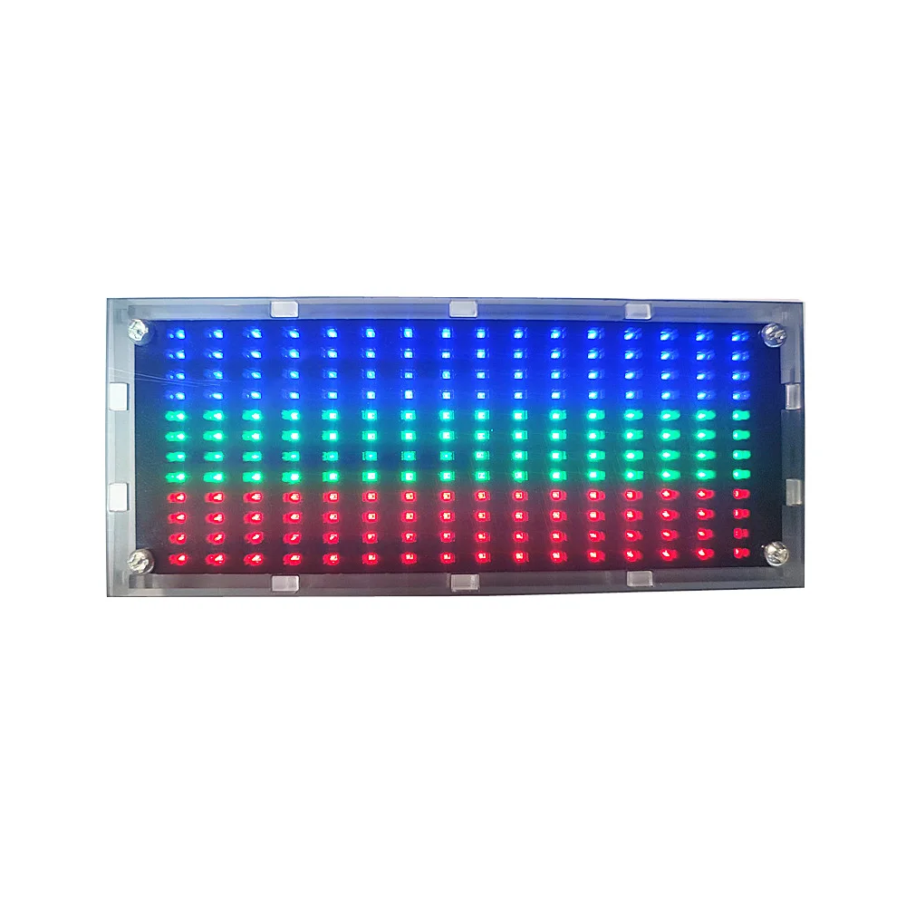 Imagem -05 - Música Spectrum Level Indicator Ritmo Luz Fio Controle de Voz Modos Display Meter Amplificador de Potência do Carro 192 Led