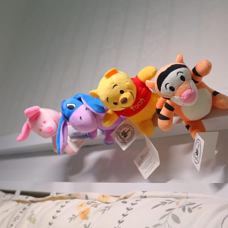 12 سنتيمتر أنيمي ويني ذا بوه الأسرة ديزني محشوة اللعب Kawaii خنزير صغير Eeyore دمية مضحك هدايا لصديقة أشياء لطيف للفتيات #5