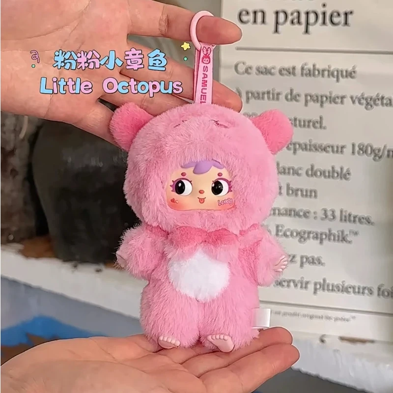 حقيقي صامويل المحيط متعة يوم سلسلة صندوق أعمى لطيف أفخم دمية المفاتيح حقيبة سحر هالوين هدية الكريسماس للفتيات والنساء #3