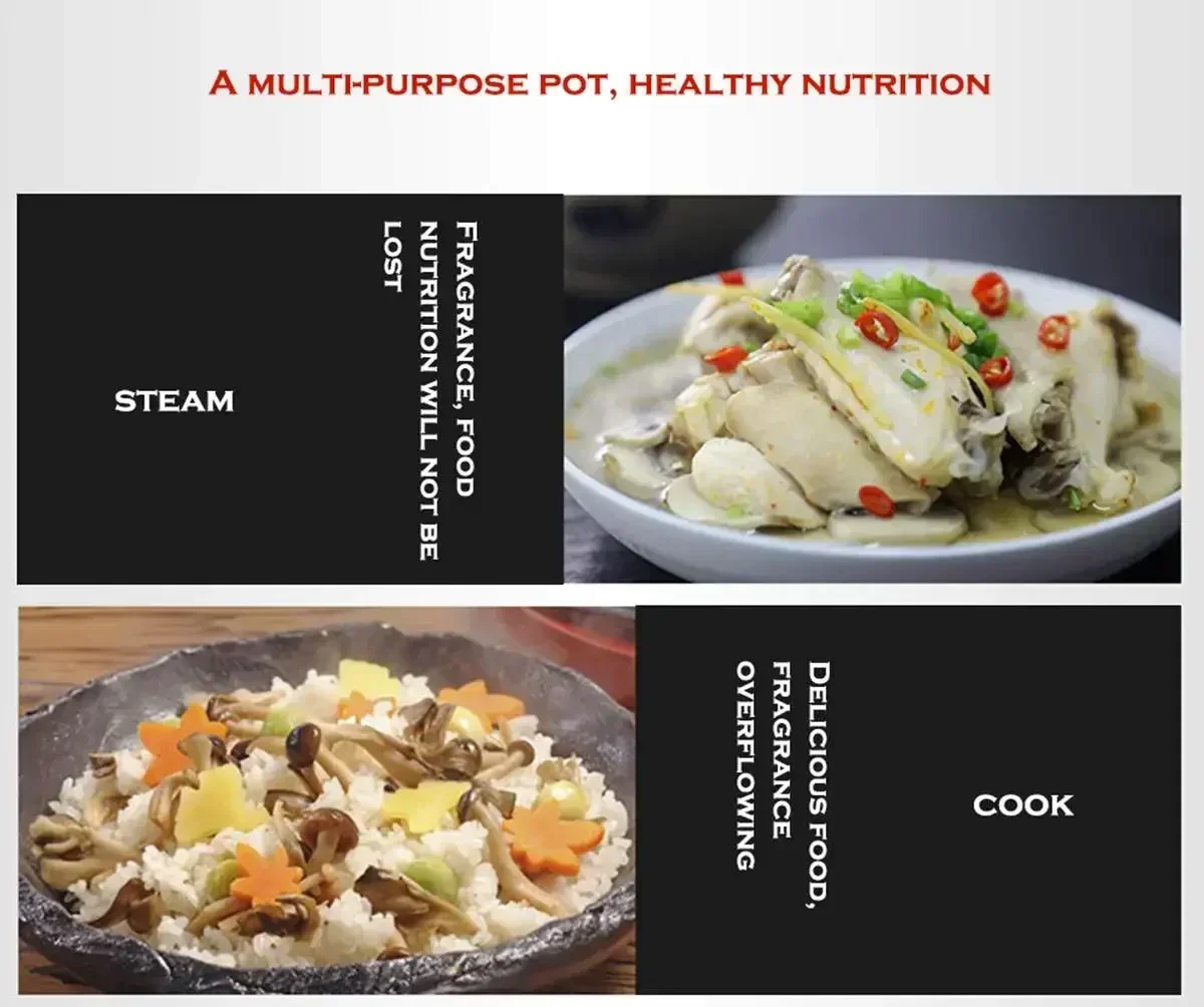 3/4/5L Aluminium Alloy Kitchen Pressure Cooker Gas Stove Cooking Energy-saving Safety Protection Outdoor Camping Cookware