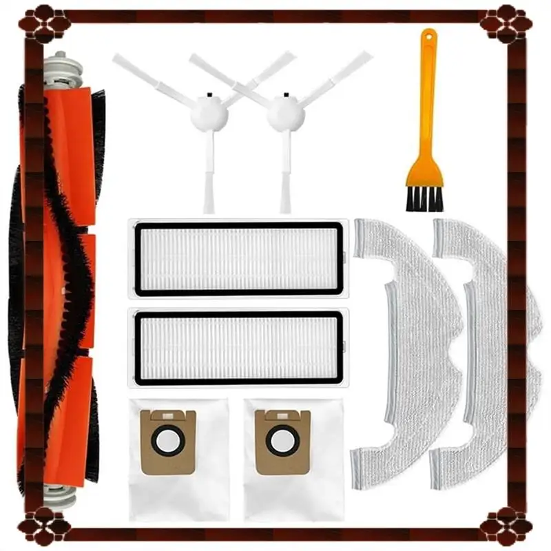 

24-Hour Delivery 10PCS Replacement For Xiaomi Dreame Bot D10 Plus RLS3D L10plus/Z10pro Vacuum Main Side Brush Filter Dust Bag Mo